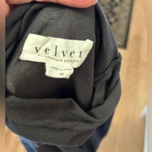 Velvet Graham & Spencer whisper tee charcoal gray
